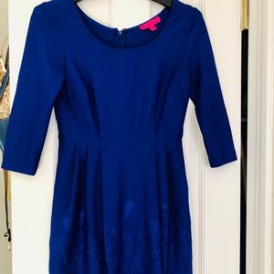Betsey Johnson Blue Fit and Flare Dress